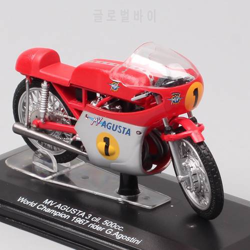 1 22 Scale Vintage Italeri MV Agusta 500cc World Champion 1967 Rider 1 G Agostini Diecast Motorcycle Model Toy Bike Acrylic Box