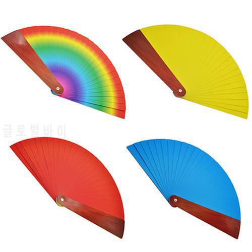 Color Changing Fan (Rainbow) Magic Tricks Magician Stage Gimmick Props Comedy Close Up Illusions Party Magic Show
