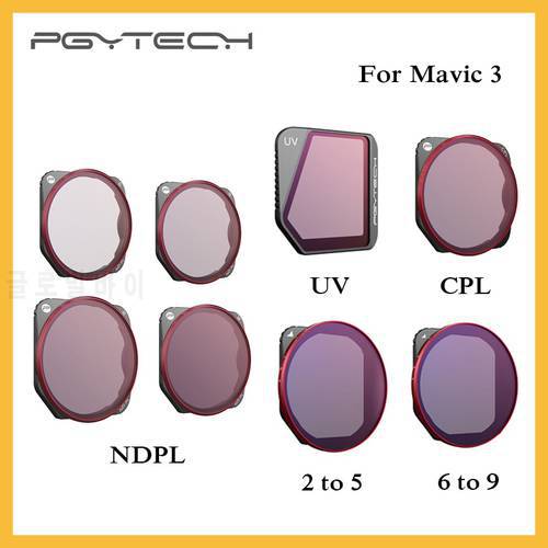 PGYTECH MAVIC 3 Filter UV CPL NDPL VND 2 to 5/VND 6 to 9 Camera Lens Filter for DJI Mavic 3 Accessories in stock original
