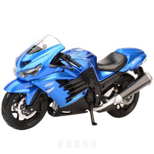 Maisto 1:18 Kawasaki Ninja ZX-14R Static Die Cast Vehicles Collectible Hobbies Motorcycle Model Toys