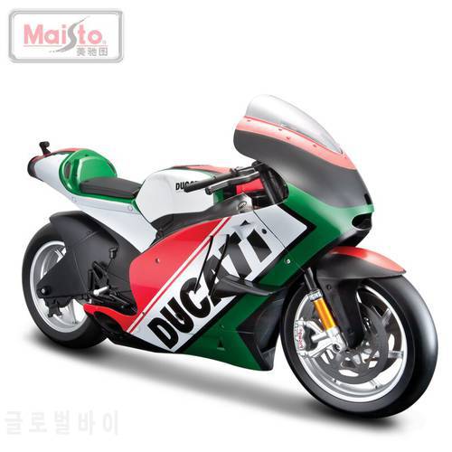 Maisto 1:6 2011 Ducati locomotive model Simulation alloy motorcycle ornament Motorcycle model car model toy collection gift