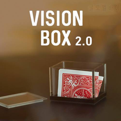 Vision Box 2.0 By Joao Miranda Magic Tricks Card Magic and Trick Decks Close Up Performer Gimmick Mentalism Magic Prediction Fun