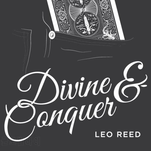 Divine and Conquer by Leo Reed Mentalism Magic Tricks Card Magia Props Gimmicks Illusions Magician Prediction Stage Magie Show
