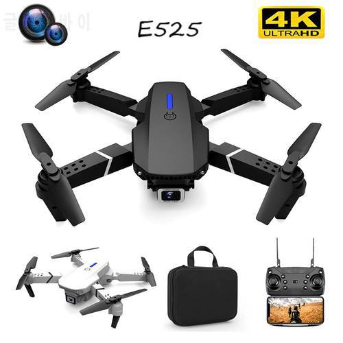 E525 Quadcopter Professional HD WIFI FPV Drone With Wide Angle 4K Camera Height Hold RC Foldable Quadcopter Dron Gift Toy