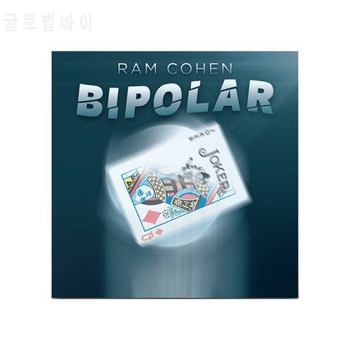 Bipolar by Ram Cohen (Gimmick+Online instructions) Poker Magic Tricks Cards Change Color Visual Magic Effect Illusions Street