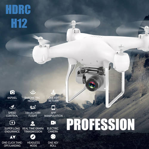 H12 Drone 4k HD Wide Angle Camera 1080P WiFi fpv Drone Camera Quadcopter Real-time transmission Helicopter Toysg31