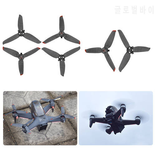 Carbon Fiber Drone Propellers, Low-Noise Props Quick-Release Blades for DJI Combo Drone