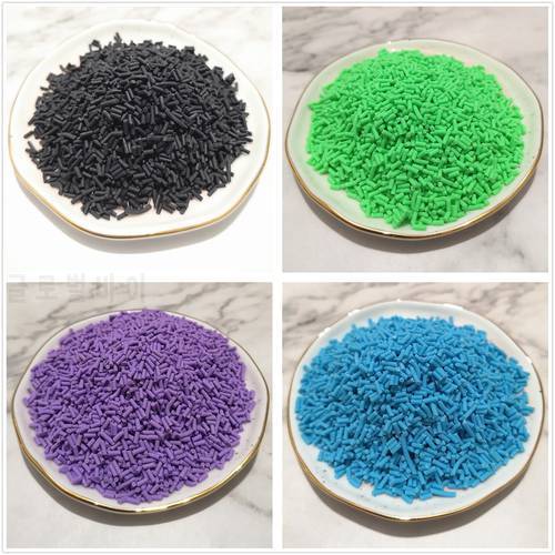 50g Polymer Clay Sprinkles Decoration For slime Filler DIY Slime Supplies simulation Candy Cake Dessert Accessories Toys