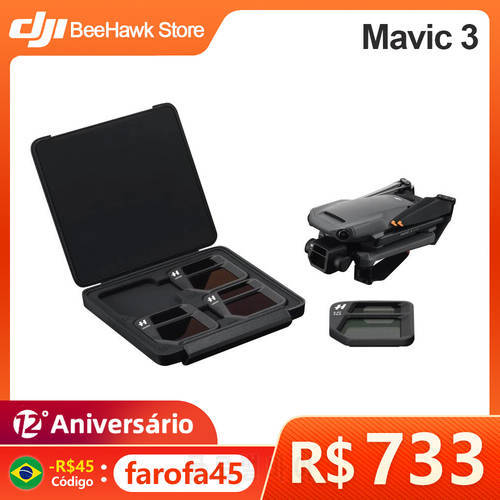 DJI Mavic 3 ND Filters Set ND64 128 256 512 Shutter Speed Adjustment More Options Long-exposure Shooting Original Accessories