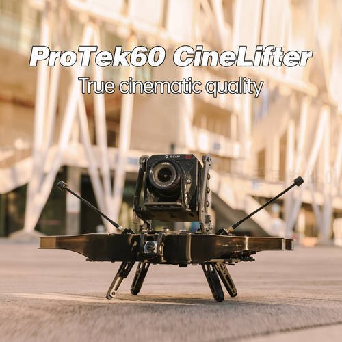 IFlight ProTek60 Pro HD BLITZ F7 RUNCAM LINK Wasp Air Unit M8Q-5883 GPS XING2 3110 1600KV 6S 6inch FPV Cinelifter Drone