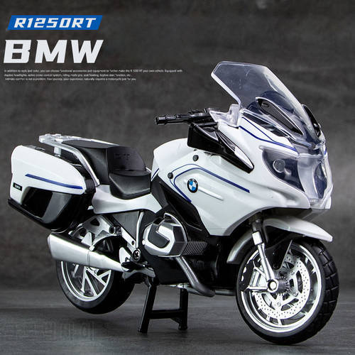 1:12 BMW R1250RT Alloy Die Cast Motorcycle Model Toy Vehicle Collection Sound and Light Off Road Autocycle Toys Car