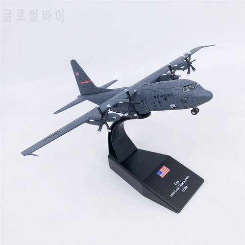 1/200 Scale Military Model AC-130 C130 Gunship Ground-attack Aircraft Fighter Diecast Metal Plane Model Toy For Boys Toys