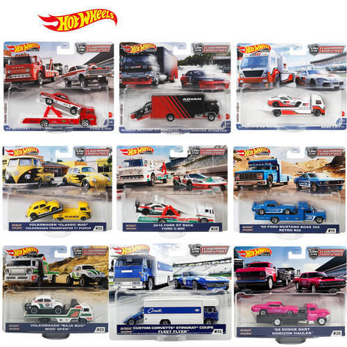 Mattel Hot Wheels Culture Transport Team Component Car Aero Lift Ford C800 Retro Rig 1:64 Diecast Model Car Toy Gift Collection