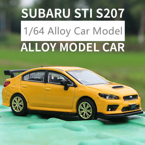 1/64 Collection Edition Subaru impreza WRX STI Alloy Car Model Diecast Metal Toy Car Model Simulation With Retail box Decoration