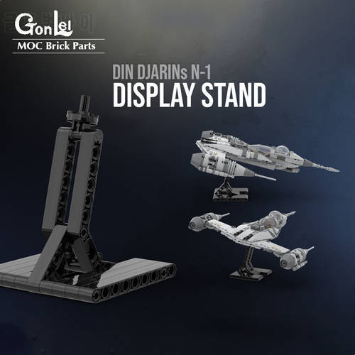 The MOC Stand for Space Wars N-1 Starfighters Fighters 75325 Display Bracket Showing Building Blocks Bricks DIY Model Toys