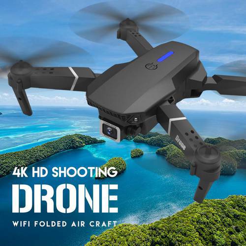 2022 NEW E88 Drone 4k Profesional HD Dual Camera Dron WiFi 1080p Real-time Transmission FPV Drones Collapsible Quadcopter Toy
