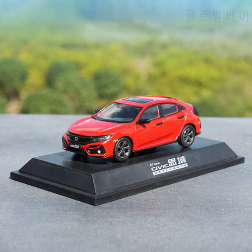 1:43 Scale 2020 Honda Civic Car Model Alloy Diecast Vehicle Metal Simulation Toy Gift Collectible Adult Child Souvenir