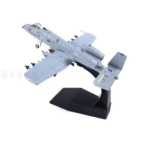 Metal 1：100 A-10 Thunderbolt II Ground Attack Aircraft Plane Model US Air Force Nsmodel