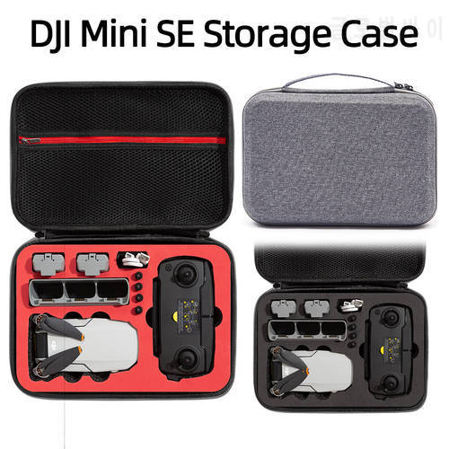 For DJI Mini SE Portable Storage Nylon Black Soft Handbag Waterproof Carrying Case Box Hard Strap AccessoriesDrone Shoulder Bag