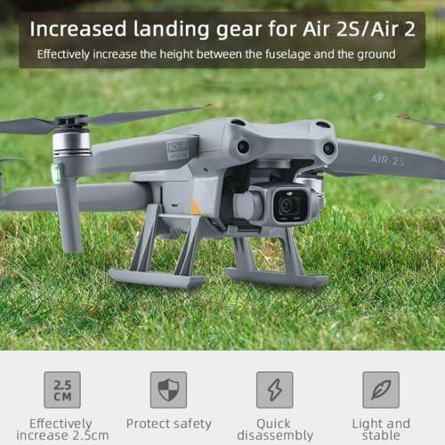 Foldable DJI Air 2S Landing Gear Landing Skid Kit Extended Expansion For DJI Mavic Air 2/Air 2s Drone Accessories