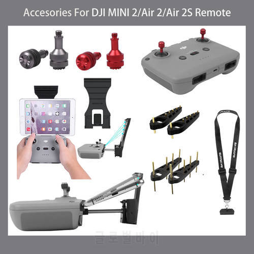 For DJI Mini 2/Mavic Air 2S Smartphone Tablet Holder Joystick Lever Controller Strap Signal Booster DJI Mini 2 Drone Accessories