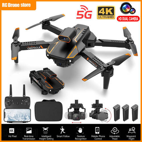 S91 4K Profession Drone Obstacle Avoidance Dual Camera RC Quadcopter Dron FPV 5G WIFI Long Range Remote Control Helicopter Toys
