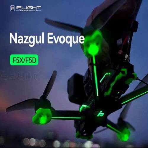 iFlight Nazgul Evoque F5 Analog 5inch 4S 6S FPV Drone BNF F5X F5D（Squashed-X or DC）w/BLITZ MINI F7 E55S 600mW racing speed
