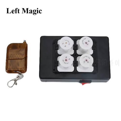 Double Smoke For 2 Times Electronic Spray Machine + 10 Pcs Butts Magic Tricks Remote Control Revolutionary Device Magician