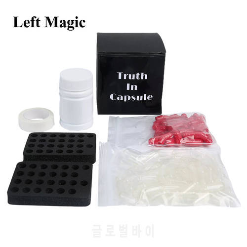 Truth in Capsule by J.C Mentalism Magic Tricks Prediction Mind Reading Magic Props Gimmick Illusions Close up Magician