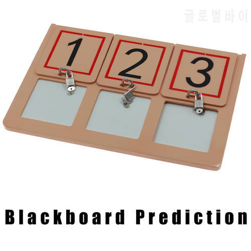 Mental Prediction board Large Locking Device Magic Tricks Stage Close up Magia Prediction Magie Mentalism Illusion Gimmicks Prop