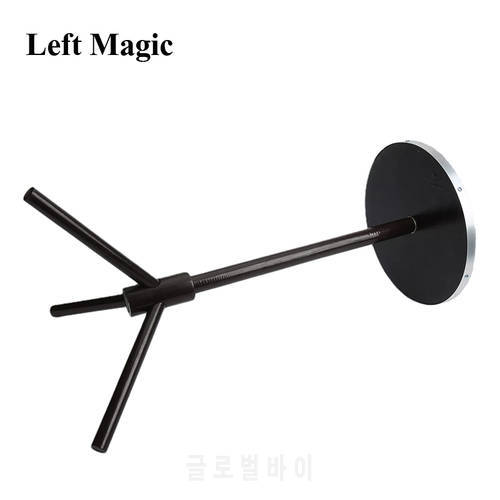 Round Magician Table Magic Tricks Magic Table Wooden Base Magia Accessories Stand-Up Stage Illusions Gimmick Props Easy To Carry