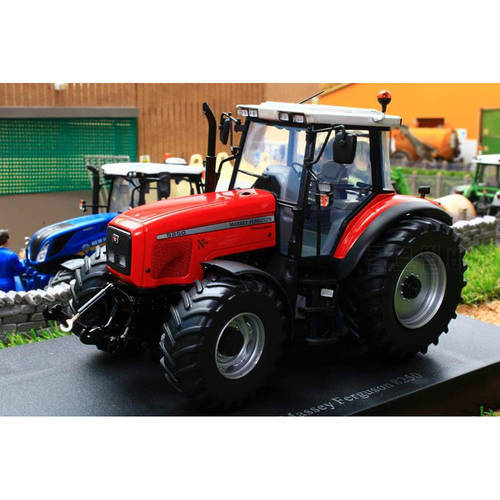 Die Cast 1:32 Scale 8250 X-tra New Tractor Model of Massey Ferguson Simulation Alloy Agricultural Machinery Front Model & Hobby