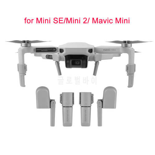 Foldable Heightening Landing Gears for Mini SE/Mini 2/ Mavic Mini Leg Stabilizers Protector Drone Protective Bracket Accessories