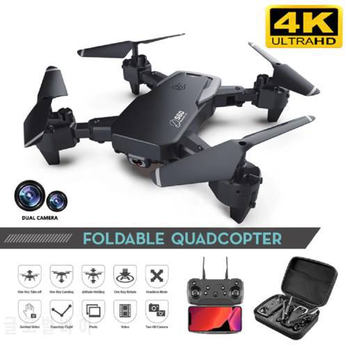 New Drone 4k profession HD Wide Angle Camera 1080P WiFi Fpv Drone Dual Camera Height Keep Drones Camera Helicopter Toys