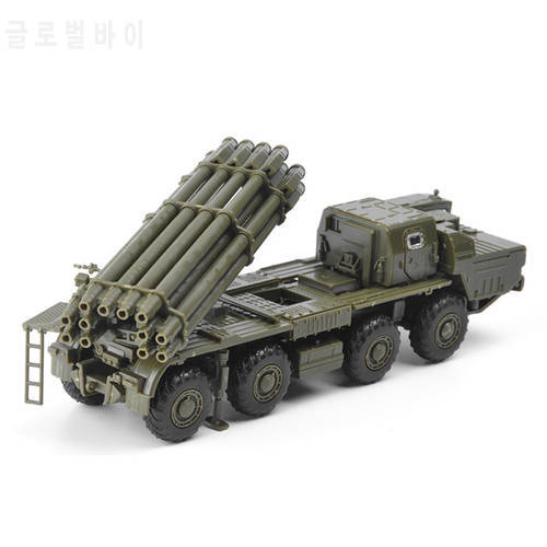 1/72 Scale Russian Rocket Launcher Model Display Vehicle Realistic Collection Vehicle Assembly Toy Puzzle Building Kit