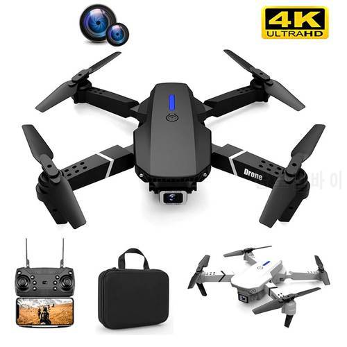 2021 New Quadcopter E525 WIFI FPV Drone With Wide Angle HD 4K 1080P Camera Height Hold RC Foldable Quadcopter Dron Gift Toy
