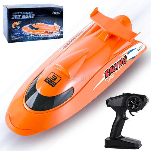 Flytec V009 RC Boat Turbine Drive Electric RC Speed Boat 30km/h High-Speed Remote Control Watercraft Ship Toys for Boys Child