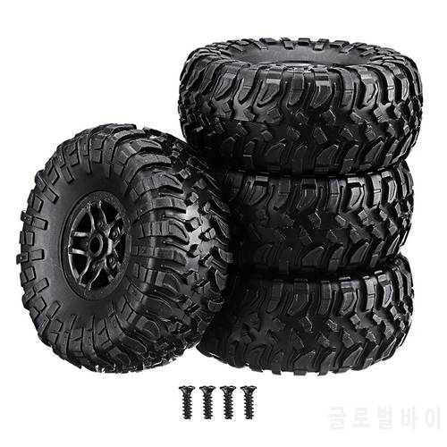 4 pcs of RC car tires and wheels upgrade accessories for MN D90 D91 D96 D99 MN90 MN99S 1/12 WPL C14 C24 B14 B16 1/16