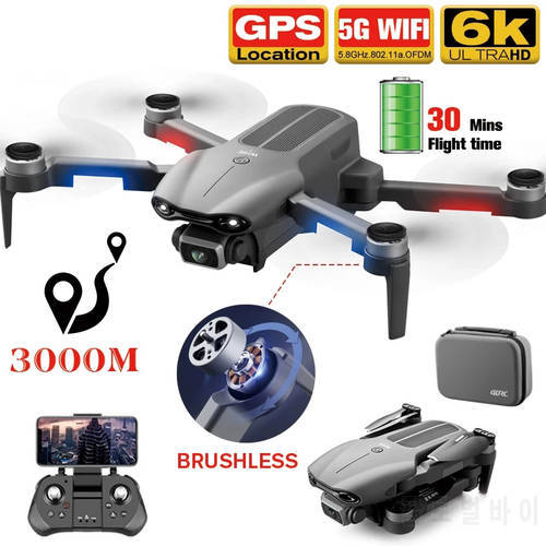F9 Drone GPS 4K 5G WiFi HD Camera WiFi Fpv Drones RC Helicopter 6K Professional Foldable Brushless Foldable Quadcopter Toys