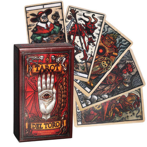 Del Toro Tarot Deck Board Game Entertainment Creative Divination Game Card With Full English PDF Guidebook For Child Adult