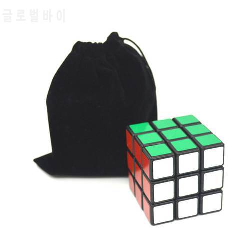 Flannel Protection Pouch Protective Bag Suitable For 2x2 3x3 4x4 5x5 Layer Magic Cube random color