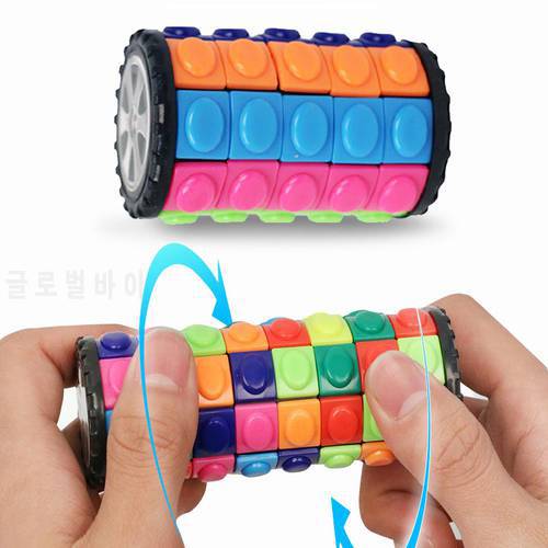 Magic Cube Stress Reliever Three-dimensional Toys Tower Rubix Cube Intellectual Fidget Toys Speed Cubes Infinity Cube Desk Toys