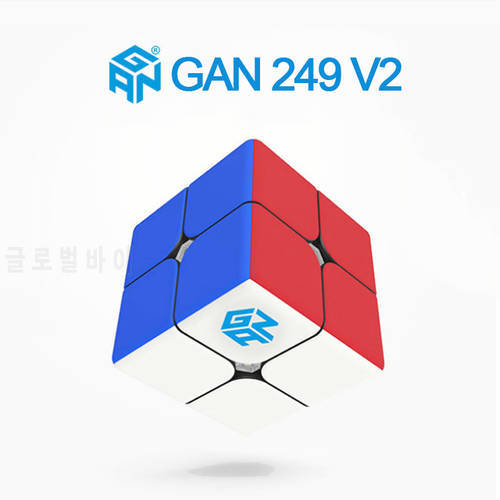 GAN 249 V2 Magic Speed Cube Stickerless GAN 249 V 2 Professional Fidget Toys GAN249 V 2 Cubo Magico Puzzle Gan 2x2 Cube