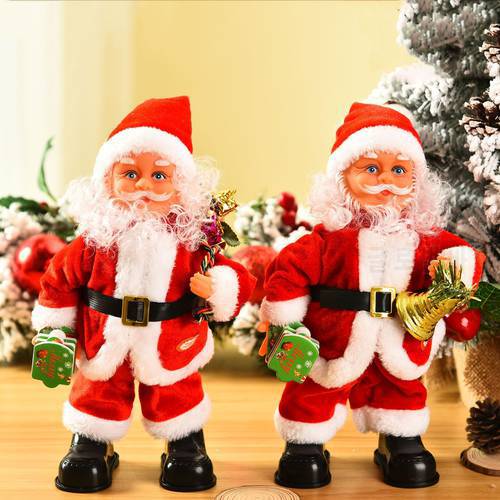 Christmas Popular Christmas Gifts With Brand Bells Santa Toys Electric Santa Claus Cross Border Express