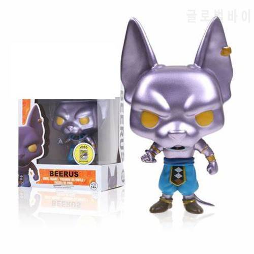 Anime Dragon Ball Z Beerus Model Toy PVC Action Figure Super Saiyan Vinyl Figure Doll 120 Collection Toy in box