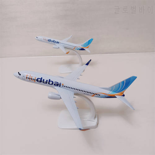 UAE Air Fly Dubai Airlines Boeing 737 B737-800 Airlines Deicast Airplane Air Plane Model Alloy Metal Toys Aircraft 16cm 20cm