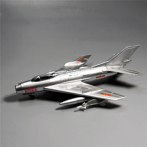 1:72 J6 Fighter Model Alloy Die-casting Simulation Aircraft Static Finished Aircraft Model Collection