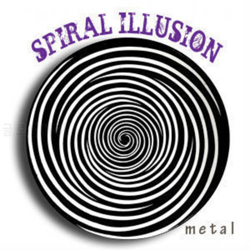 Spiral Metal Illusion - Steel, close-up magic trick inflated shrink strolling amazing prop wholesale