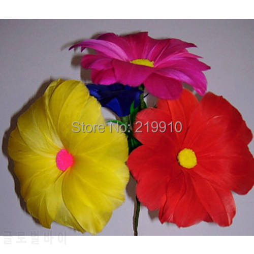 Free shipping Sleeve Flower(four flowers ) - Stage Magic