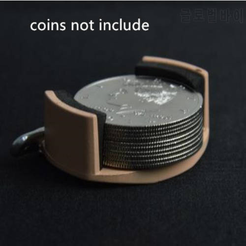Coin Clip/ Coin Dumper - Metals,Magic Accessories For Miser Dream Granted,Gimmick,Stage Magic Trick